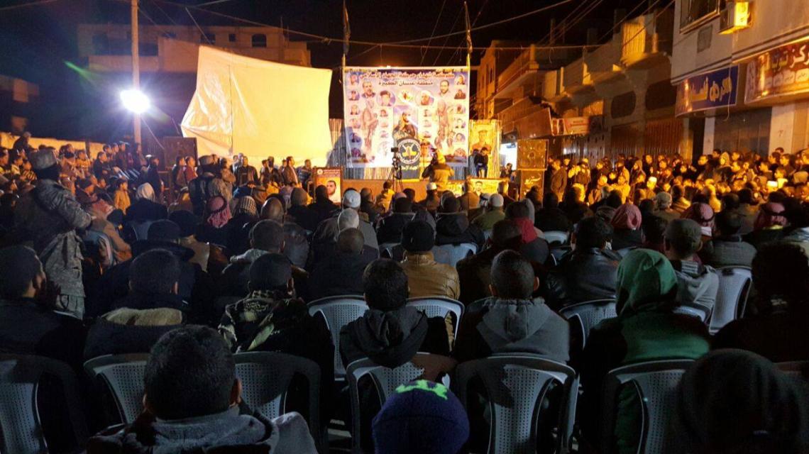 بالصور: الجهاد الاسلامي في خانيونس تنظم مهرجاناً لإحياء ذكرى استشهاد القائد زياد ابو طير ورفاقه