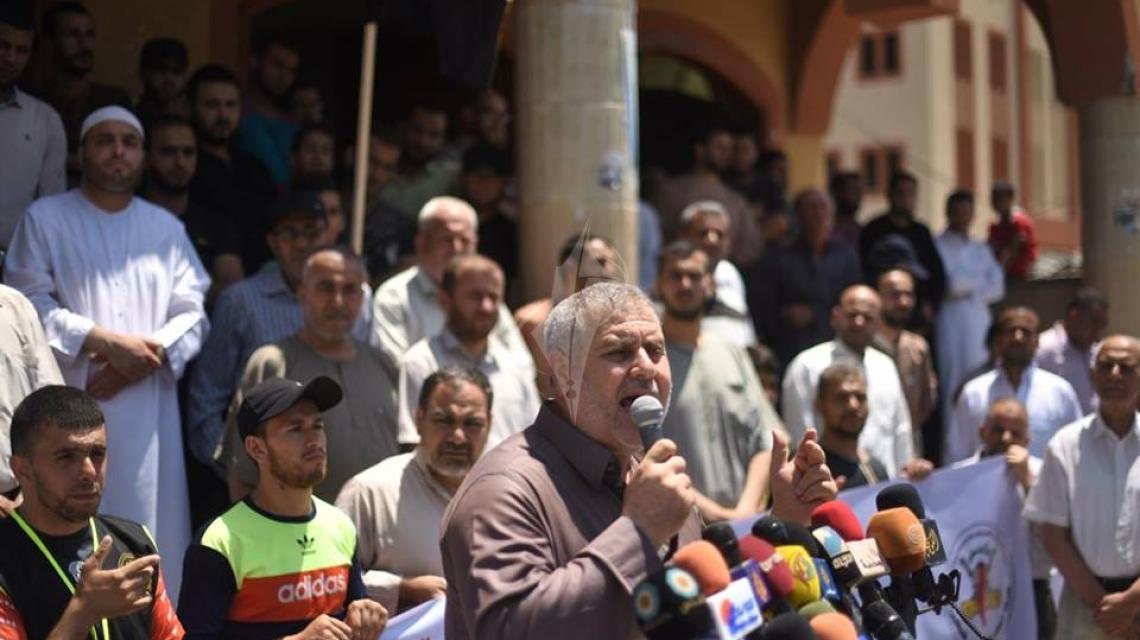 بالصور: الجهاد تنظم وقفة تضامنية تنديداً بقرار الاحتلال إغلاق المسجد الأقصى في وجه المصلين