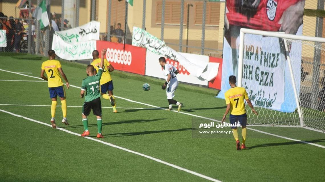 مباراة خدمات رفح ومركز بلاطة على نهائي كأس فلسطين