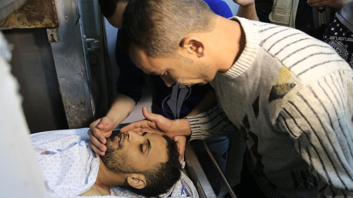 بالصور:شهيد برصاص قوات الاحتلال شرق مخيم البريج وسط القطاع