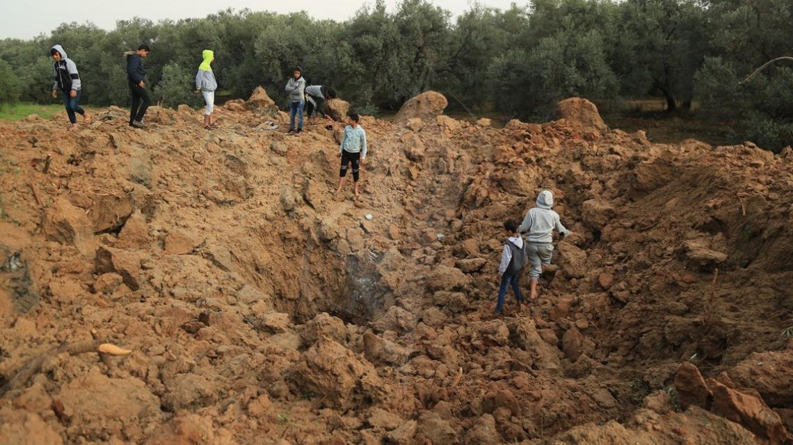 عدسة "فلسطين اليوم" ترصد قصف الاحتلال لمناطق متفرقة في القطاع