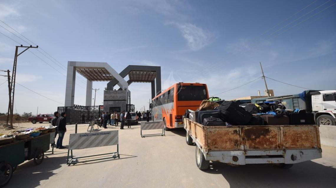 "فتح معبر رفح ليومين متتاليين لسفر الحالات الانسانية