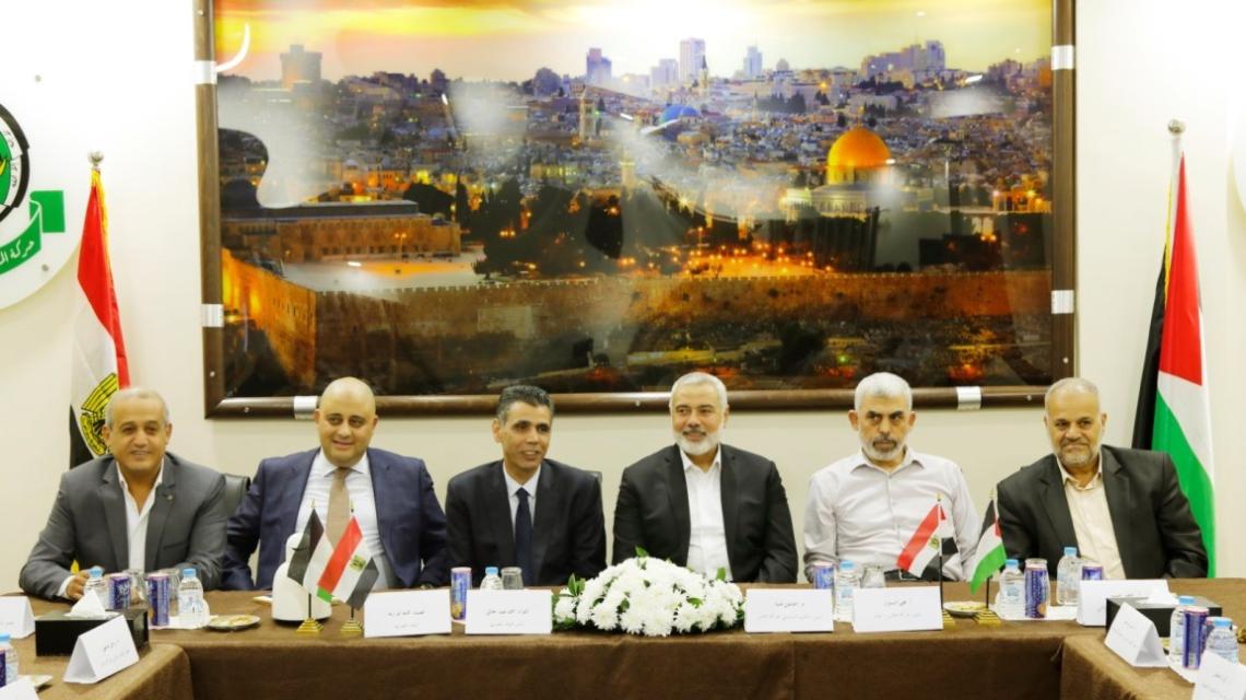 الوفد الأمني المصري يلتقي الفصائل الفلسطينية في غزة