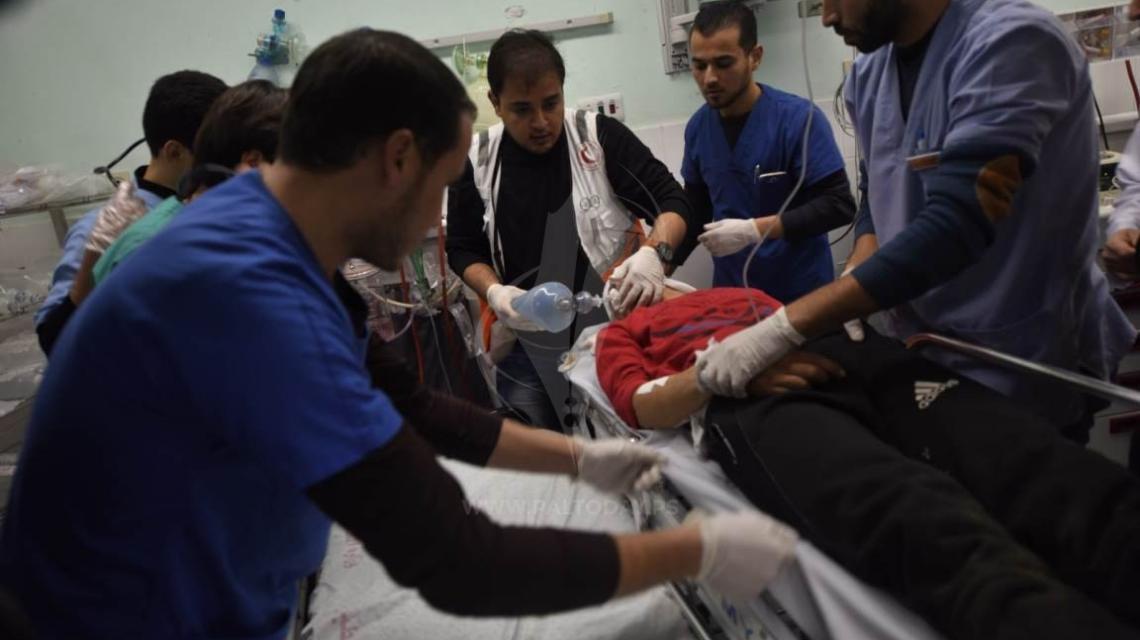 اصابات فى المستشفى الاوربي فى الجمعة 42 لمسيرات العودة