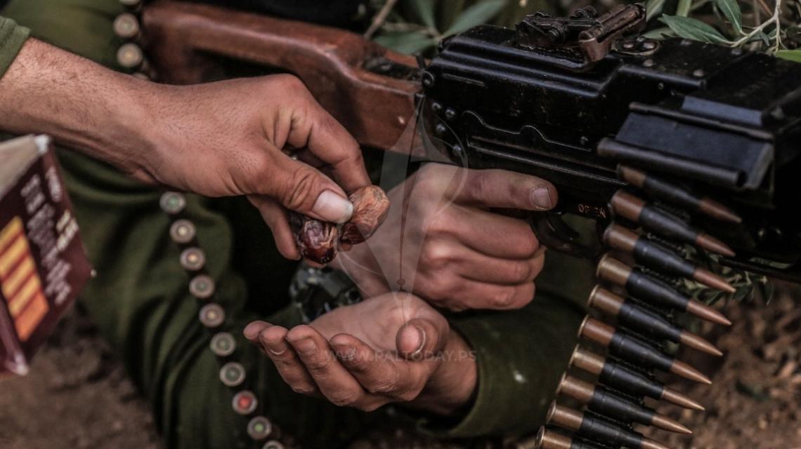 إفطار رمضاني لمقاومين من كتائب المجاهدين على الثغور