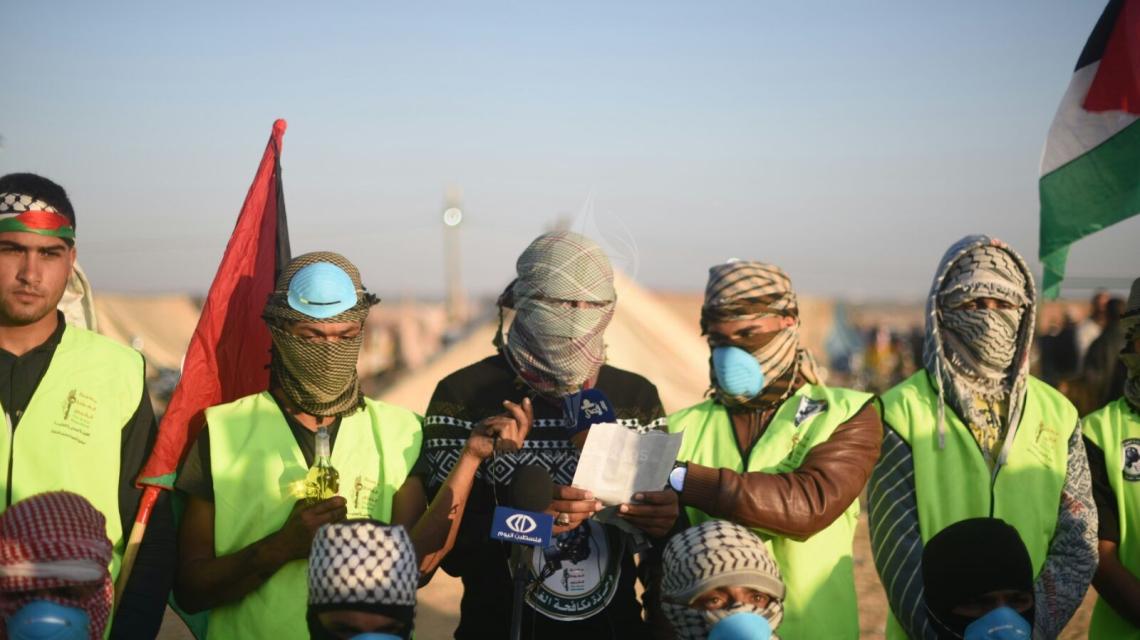 الاعلان عن اطلاق وحدة مكافحة الغاز لمساعدة المتظاهرين شرق خانيونس