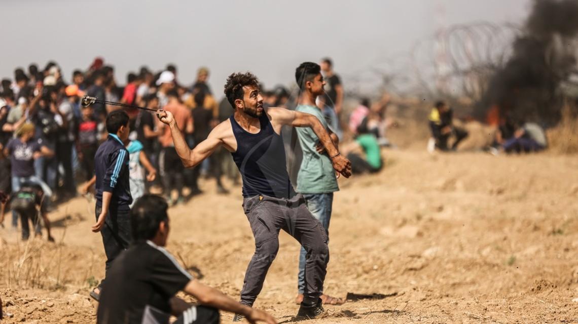 عشرات الآلاف يشاركون في جمعة النذير شرق قطاع غزة