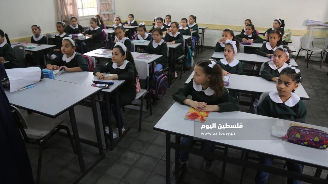 افتتاح العام الدراسي الجديد في قطاع غزة ضمن إجراءات جديدة في ظل جائحة كورونا