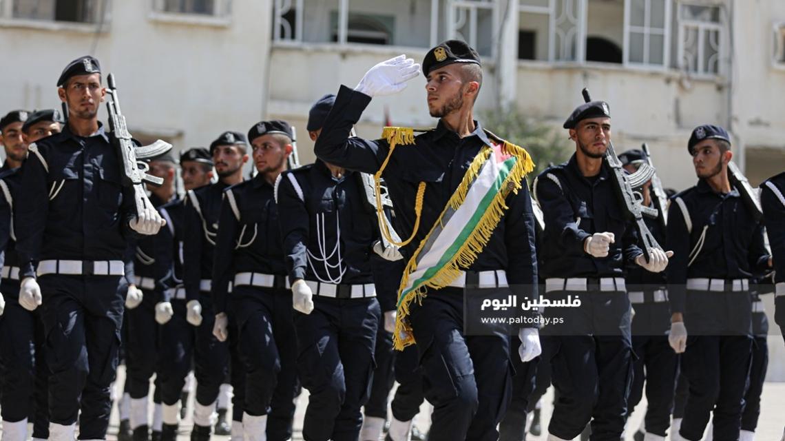 كلية الرباط للعلوم الشرطية بغزة تخرج الفوج السابع