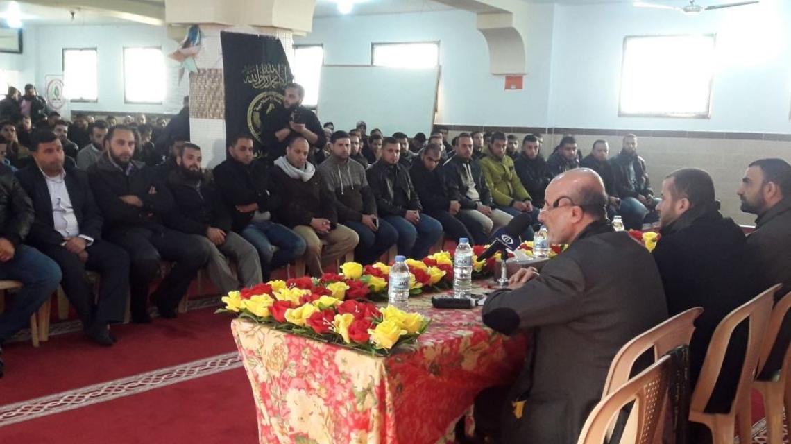 الرابطة الاسلامية تعقد لقاءا طلابيا حول المستجدات السياسية على الساحة الفلسطينية