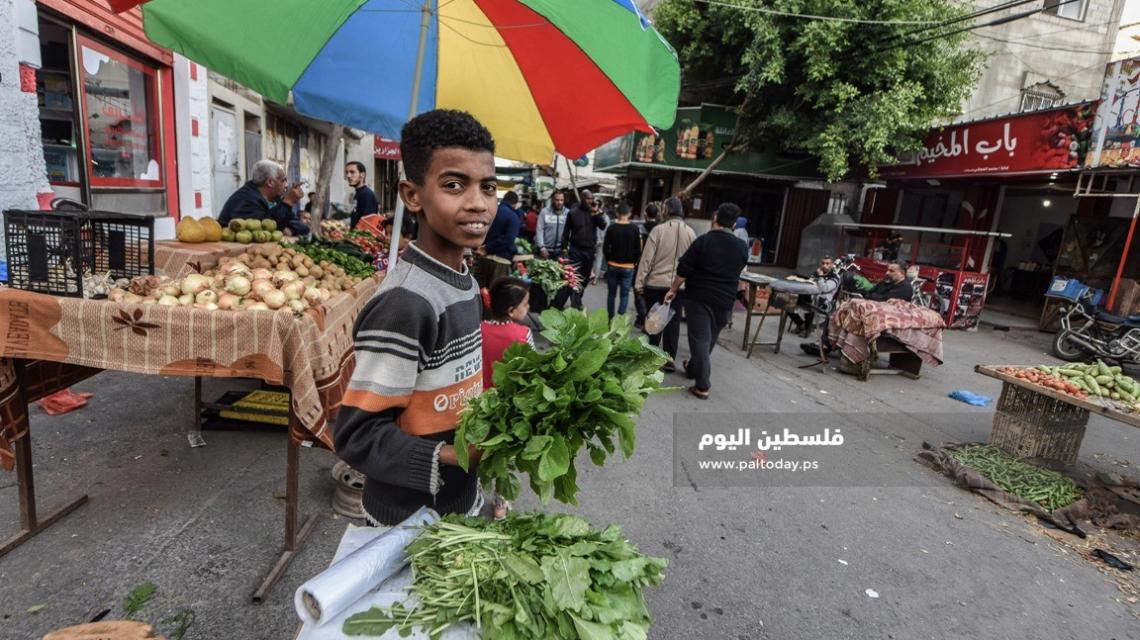 أجواء رمضان من مدينة" ديرالبلح" وسط قطاع غزة