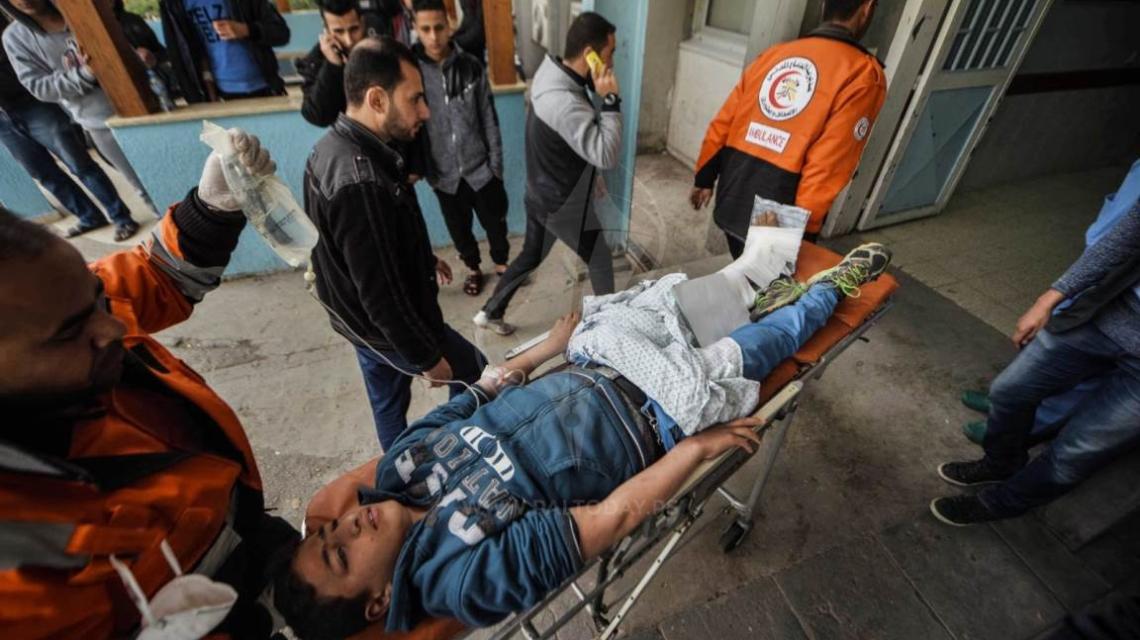 إصابات في صفوف المشاركين في مليونية الأرض والعودة شرق قطاع غزة