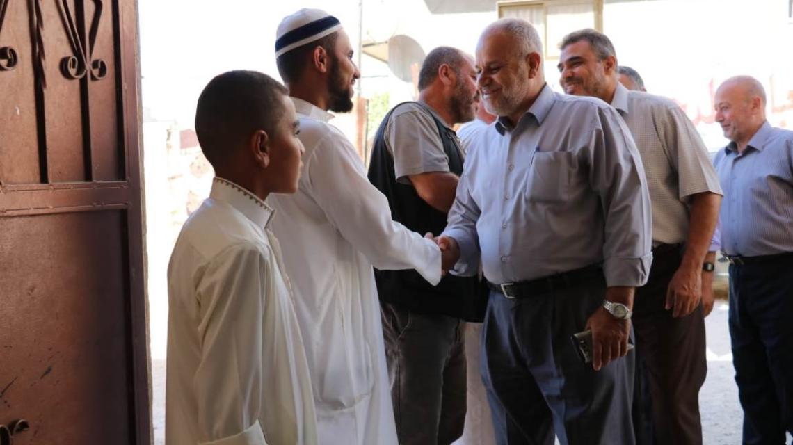 قيادة الجهاد الإسلامي بغزة تقدم التهنئة لعوائل الشهداء بعد أداء مناسك الحج