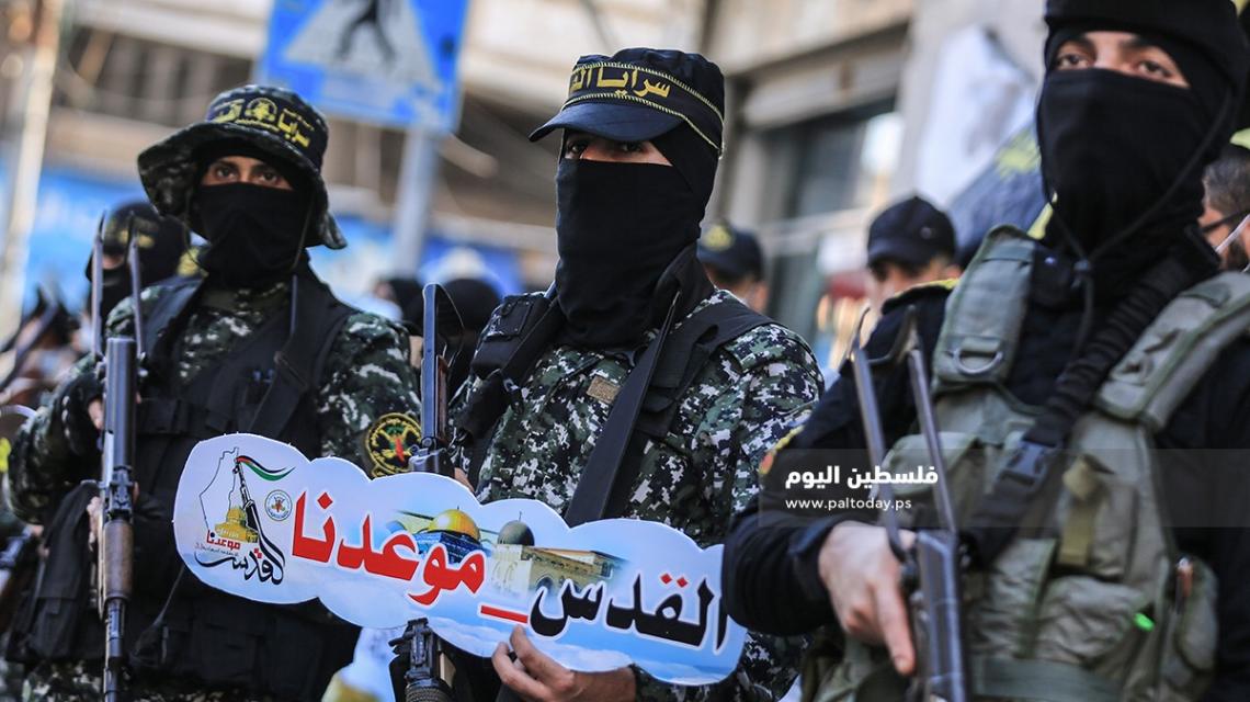 "الجهاد" تنظم فعاليات رمزية في قطاع غزة بذكرى انطلاقتها 33