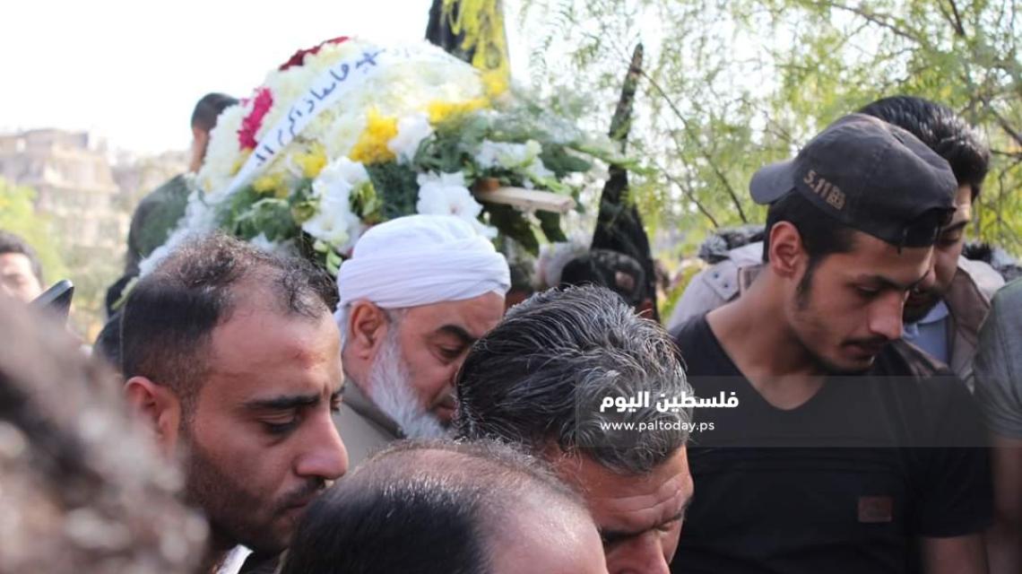  تشييع جثمان الشهيدين معاذ أكرم العجوري وعبد الله يوسف حسن بدمشق