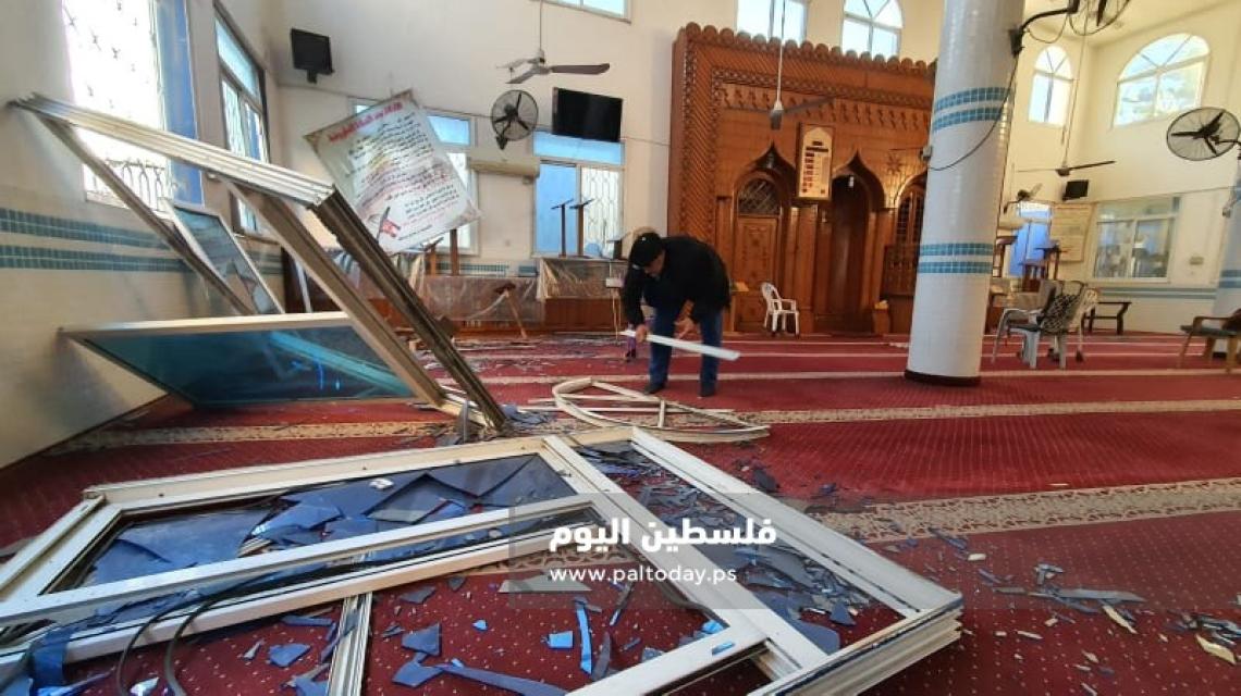قصف إسرائيلي يلحق أضرارا بمسجد الودود ومشفى للأطفال في غزة