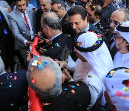 افتتاح مقر شركة الوطنية موبايل في مدينة غزة ‫(38994451)‬ ‫‬