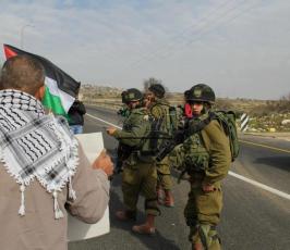 علم فلسطين فوق مستوطنة "اليعازر" جنوب بيت لحم