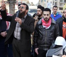 وقفة تضامنية مع الاسير معتصم رداد