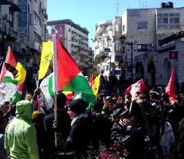 مسيرات تضامنية مع الاسير عدنان بالضفة