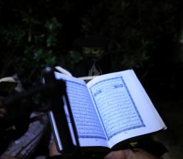 سرايا القدس تقضي رباطها في ليلة السادس من رمضان بالدعاء والصلاة ‫(30963096)‬ ‫‬