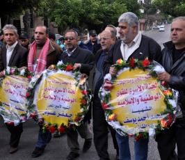 جنازة للشهيد جعفر عوض في مقبرة الشيخ رضوان ‫(275699810)‬ ‫‬