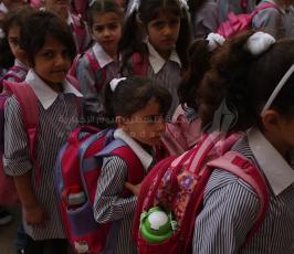 افتتاح العام الدراسي الجديد في مدارس الضفة الغربية