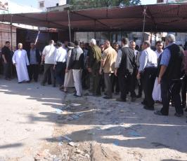 بالصور:الجهاد ترعى صلح عشائري كبير بين عاتلتي "البطريخى"