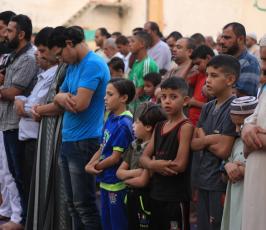  صلاة العيد بالعراء في نادي الشجاعية  ‫(30073246)‬ ‫‬