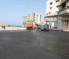  رصف شوارع متفرقة في مدينة غزة ‫(246928302)‬ ‫‬