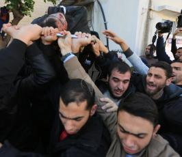 تشيع جثماني شهيديها اللذين اتقيا في القصف الإسرائيلي فجر اليوم الجمعة ‫(289860933)‬ ‫‬ ‫‬