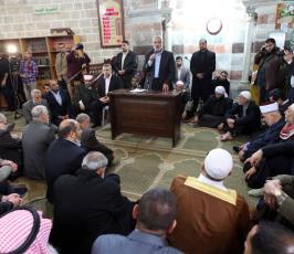 بالصور:غزة تودع العلامة المفتي عبدالكريم الكحلوت