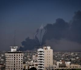  قصف المناطق الشرقية لقطاع غزة