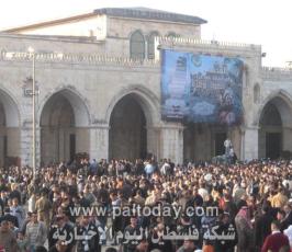 عدسة « فلسطين اليوم » تتجول في باحات المسجد الأقصى خلال ثاني أيام عيد الأضحى المبارك 