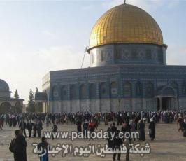 عدسة « فلسطين اليوم » تتجول في باحات المسجد الأقصى خلال ثاني أيام عيد الأضحى المبارك 