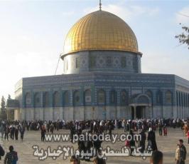 عدسة « فلسطين اليوم » تتجول في باحات المسجد الأقصى خلال ثاني أيام عيد الأضحى المبارك 