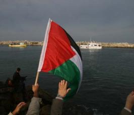 بالصور.. عدسة « فلسطين اليوم » تستقبل سفينة « الكرامة » القطرية التي وصلت غزة اليوم
