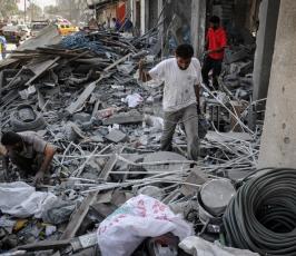 قصف منازل المواطنين فى مدينة بيت حانون2014