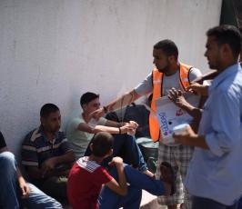 حملة  سقيا الماء  التى تنظمها الجهاد من معبر رفح البرى ‫(34669069)‬ ‫‬