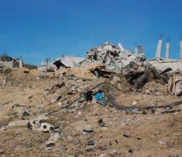 كاميرا فلسطين اليوم تتجول وسط الخراب الذي لحق في عزبة عبد ربه شمال القطاع