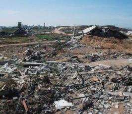 كاميرا فلسطين اليوم تتجول وسط الخراب الذي لحق في عزبة عبد ربه شمال القطاع