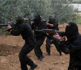 بالصور ... مقاتلون من سرايا القدس مروا من هنا 