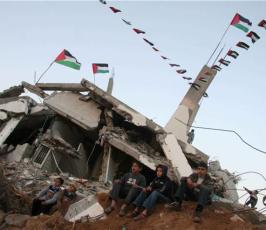 عدسة فلسطين اليوم تتجول وسط الدمار وأكوام الدمار شمال قطاع غزة