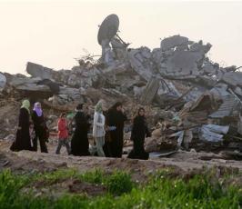 عدسة فلسطين اليوم تتجول وسط الدمار وأكوام الدمار شمال قطاع غزة