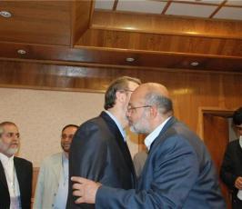 بالصور: وفد الجهاد الإسلامي برئاسة الامين العام للحركة يواصل لقاءاته من المسؤلين على هامش مؤتمر إيران