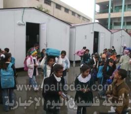 « فلسطين اليوم » تلتقط صوراً لطلبة مدرسة ميدانية أقيمت على أنقاض أخرى مدمرة بغزة 