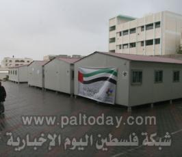 « فلسطين اليوم » تلتقط صوراً لطلبة مدرسة ميدانية أقيمت على أنقاض أخرى مدمرة بغزة 