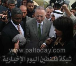عدسة « فلسطين اليوم » ترافق الأمين العام لمنظمة المؤتمر الإسلامي « أوغلو » في غزة