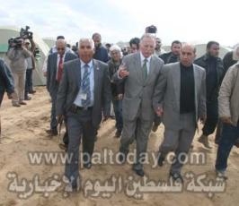 عدسة « فلسطين اليوم » ترافق الأمين العام لمنظمة المؤتمر الإسلامي « أوغلو » في غزة