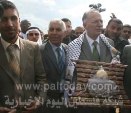 عدسة « فلسطين اليوم » ترافق الأمين العام لمنظمة المؤتمر الإسلامي « أوغلو » في غزة